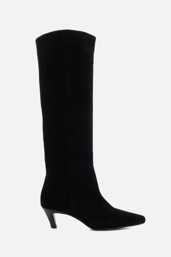 Knee High Low Heel Boots from Dune