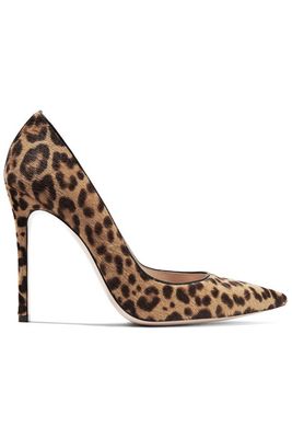 105 Leopard-Print Calf Hair Pumps from Gianvito Rossi