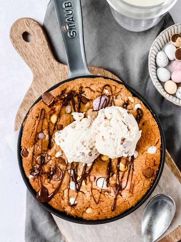 Mini Egg Skillet Cookie