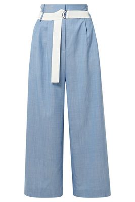 Belted Cropped Pants from Tibi