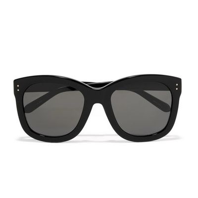 Oversized Square-Frame Acetate Sunglasses from Linda Farrow