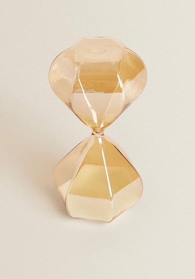 Crystal Hourglass from Zara Home