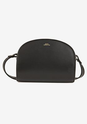 Half-Moon Mini Smooth Leather Crossbody Bag from A.P.C