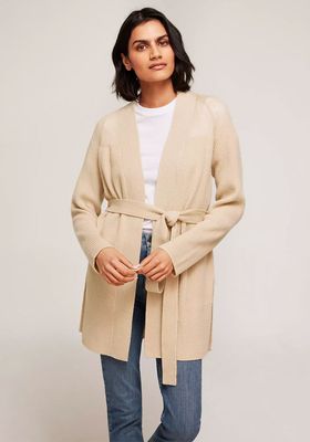 Ribbed Knit Cashmere Cardigan from Theory