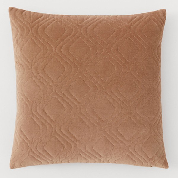 Quilted Velvet Cushion Cover from H&M