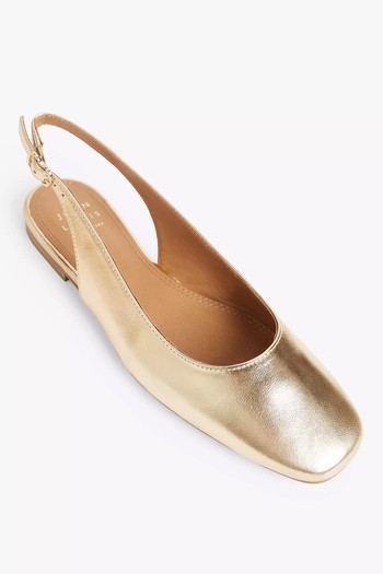 Harriet Sling Leather Ballerina Pumps from John Lewis & Partners