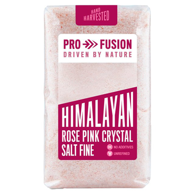 Himalayan Rose Pink Crystal Salt Fine from Profusion