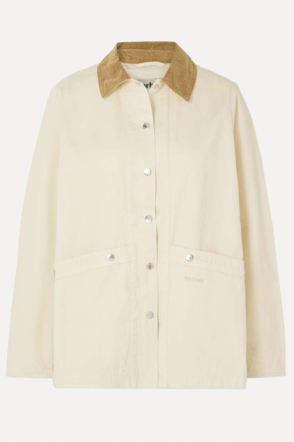 Sonnie Corduroy-Trimmed Cotton-Canvas Jacket from Barbour