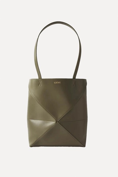 Puzzle Fold Convertible Medium Leather Tote from Loewe