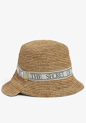 Asymmetric Straw Bucket Hat from JW Anderson 