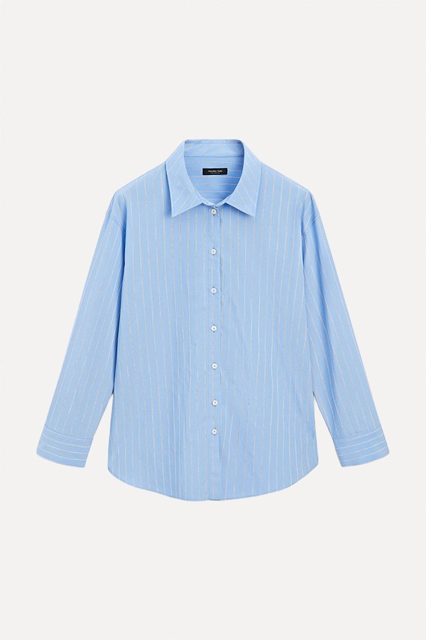 Striped Loose-Fitting Shirt from Massimo Dutti