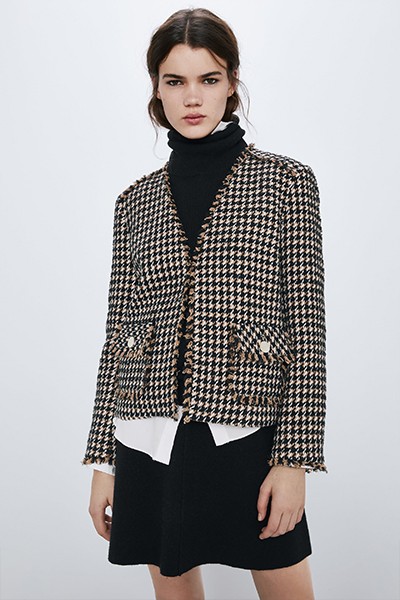 Houndstooth Blazer