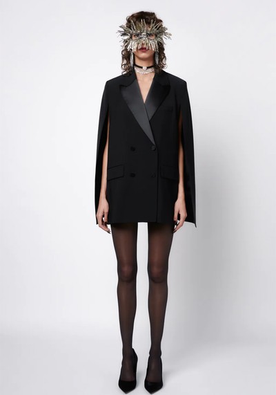 Wool Blend Cape Blazer from Zara