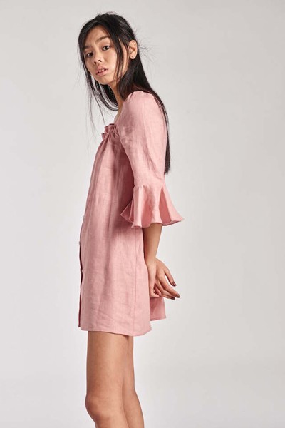 Jane Pink Mini Dress from Sleeper The Label