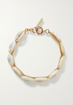 Gold-Tone Shell Bracelet from Isabel Marant