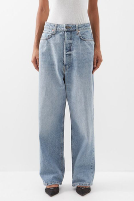 Drop Organic-Cotton Low-Rise Baggy Jeans from Raey