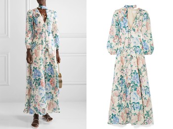 Verity Floral-Print Linen Maxi Dress from Zimmermann