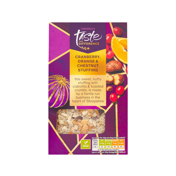 Cranberry, Orange & Chestnut Stuffing from Sainsbury's