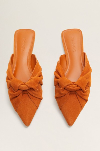 Knot Leather Shoes from Mango 