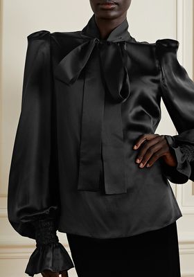 The Subverter Silk-Satin Blouse from The Vampire’s Wife