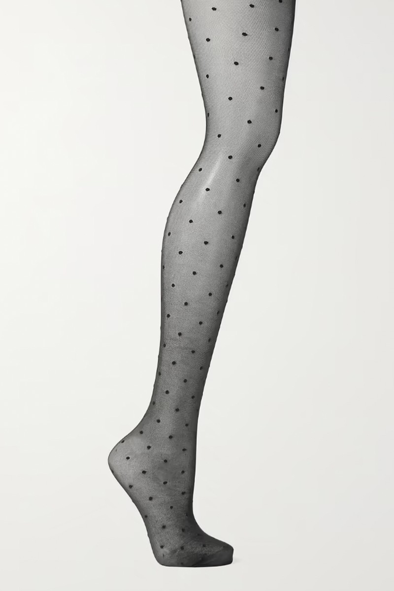 Dot 15 Denier Point D'esprit Tights from Falke