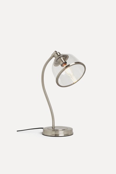 Gloucester Brushed Chrome Desk Lamp