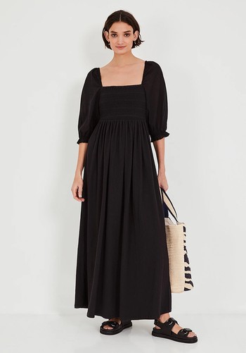 Puff Sleeve Jersey Dress from Hush