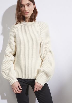 Lantern-Sleeve Sweater from Raey