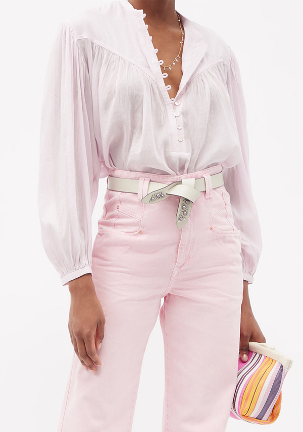 Kiledia Cotton-Blend Gauze Blouse from Isabel Marant