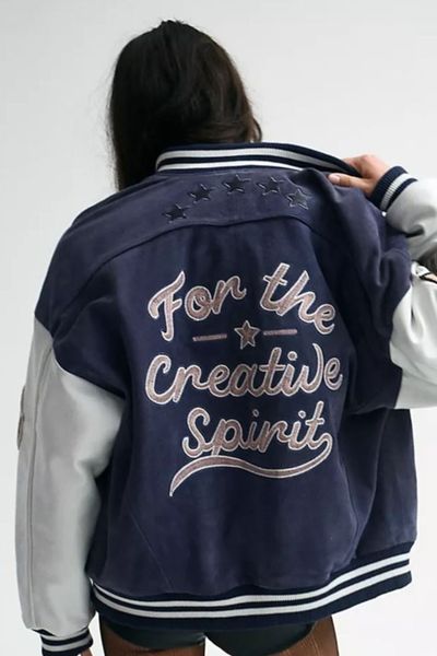 Jackie Varsity Jacket from We The Free By Free People