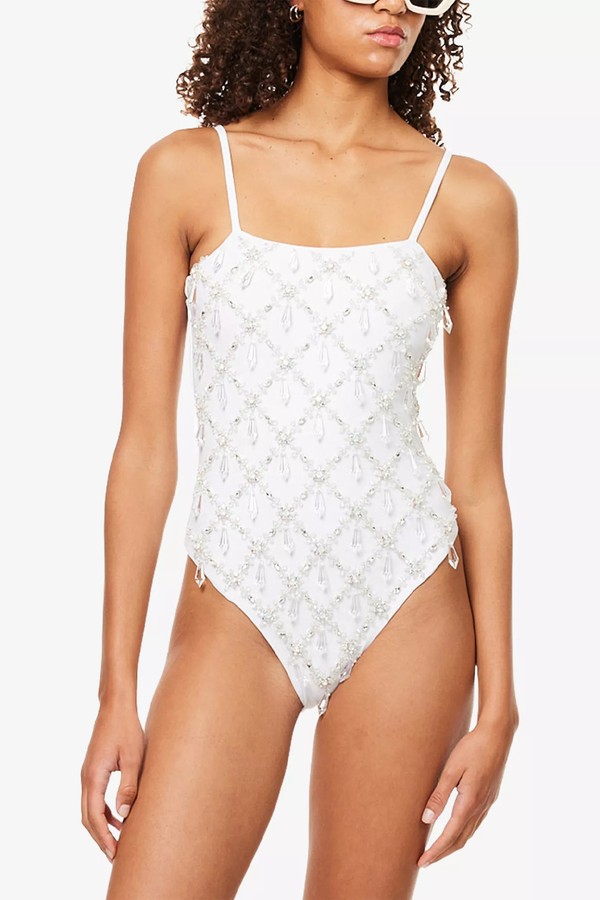Calliope Embellished Swimsuit from Oceanus