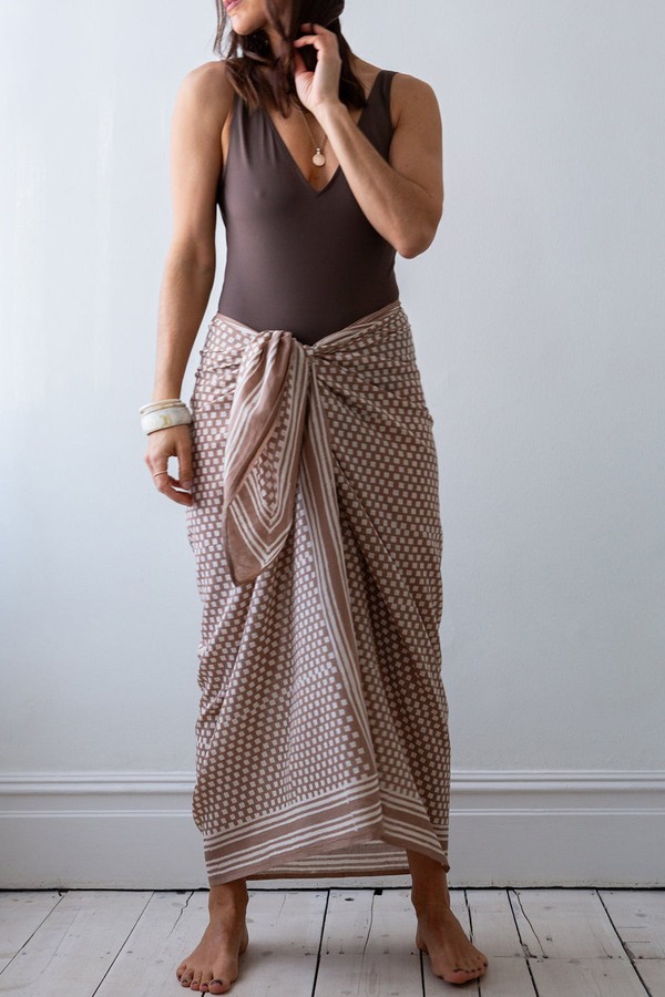 Organic Cotton Spot Sarong from The Small Home