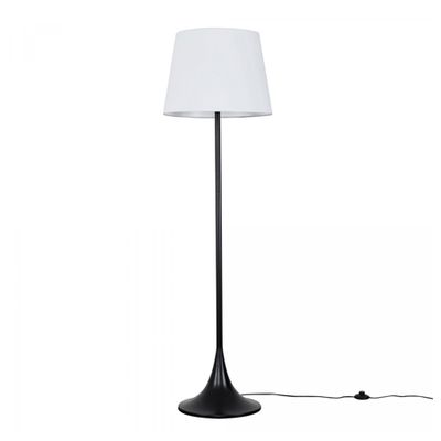 Row Slim Floor Lamp With White Aspen Shade from Iconic Lights