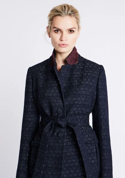 Wool Belted Jacket 