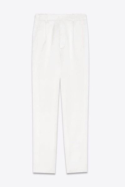 High-Rise Pants In Silk Satin from Saint Laurent