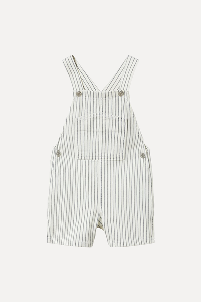 Striped Denim Dungarees from Zara