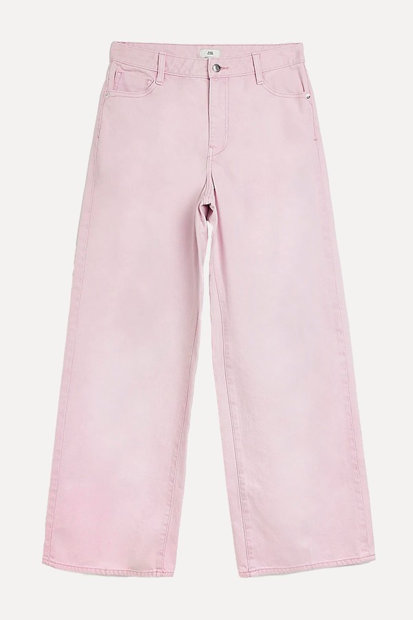 High Waisted Wide Leg Jeans from River Island