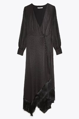 Fringed Dress from Uterque