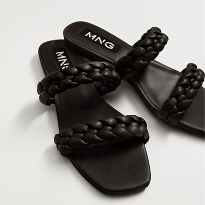 Braided Strap Sandals from Mango 