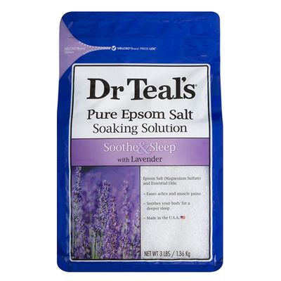 Pure Epsom Salt Soaking Solution from Dr Teals