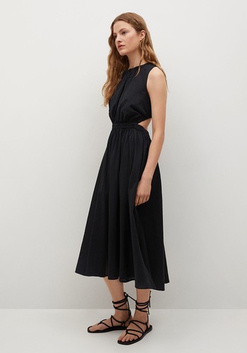 Vent Cotton Dress from Mango