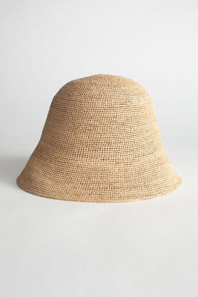 STRAW BUCKET HAT from & OTHER STORIES