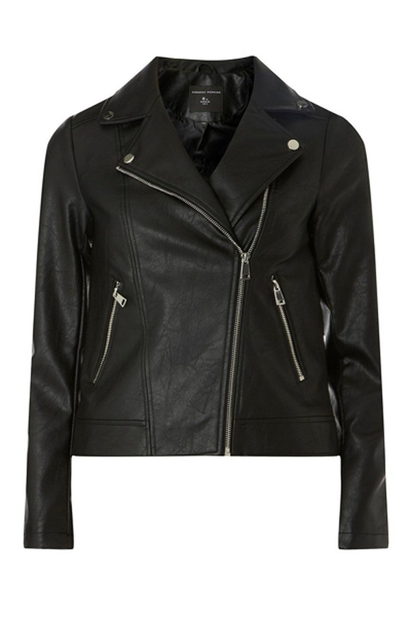 Faux Leather Biker Jacket