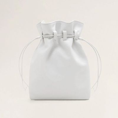 Leather Bucket Bag from Mango