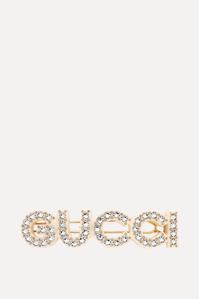 Crystal 'Gucci' Hair Slide from Gucci