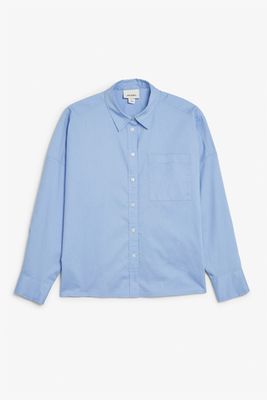 Boxy Button-Up Blouse from Monki