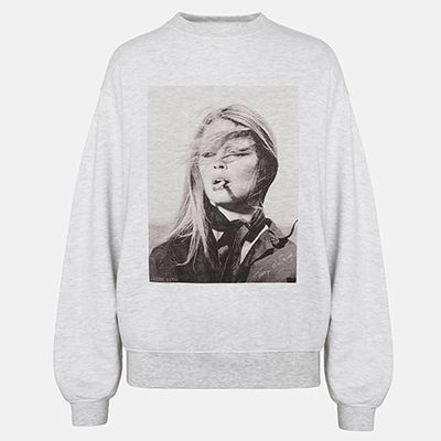 Ramona Sweatshirt ABxTO-Heather Grey from Anine Bing