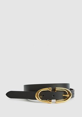 Bailey Horseshoe Buckle Leather Belt