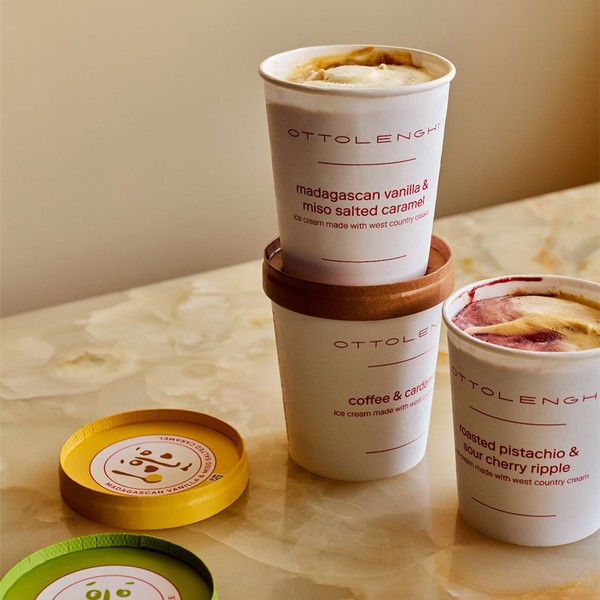 Madagascan Vanilla & Miso Caramel Ice Cream from Ottolenghi