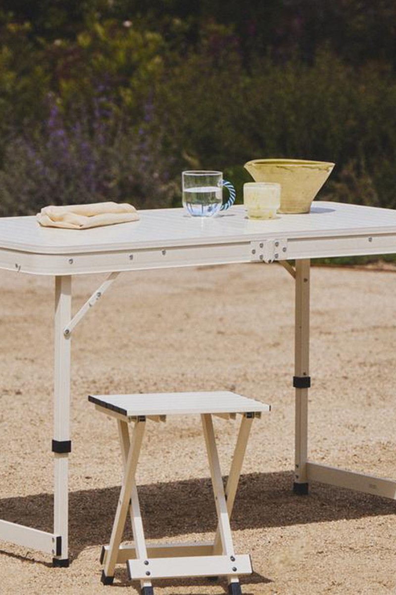 Set Of 3 Folding Beach Stool & Table